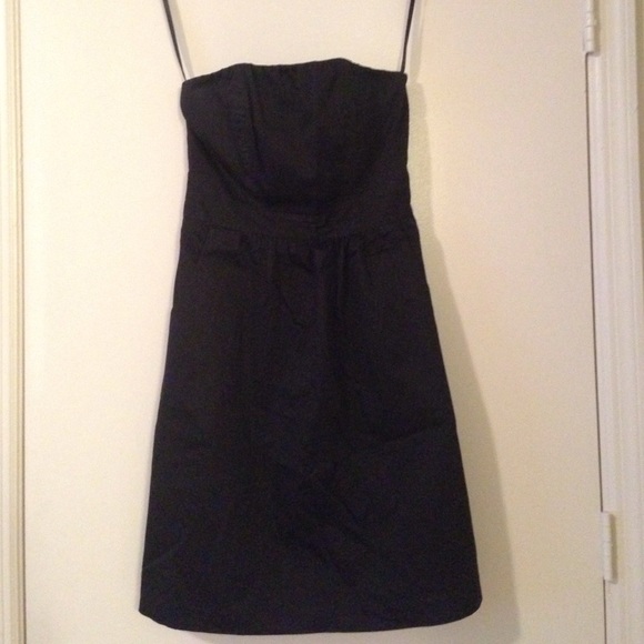 The Limited Black Strapless Dress