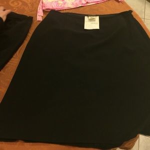 Giorgio Armani black flare skirt