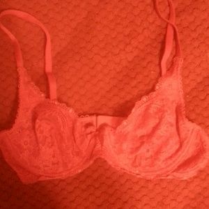 Victoria's secret red lace bra 34C