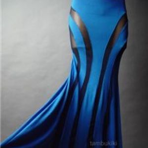 Royal Blue Maxi Skirt