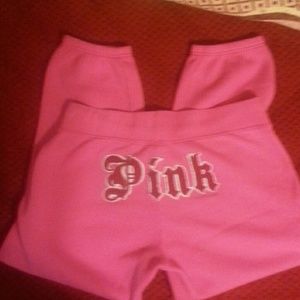 VS Pink crop sweats