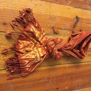 Tribal patterned scarf