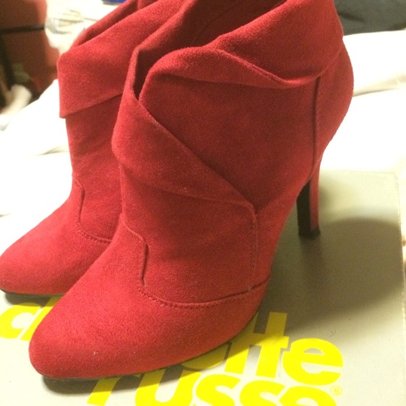 Red Bootie Heels