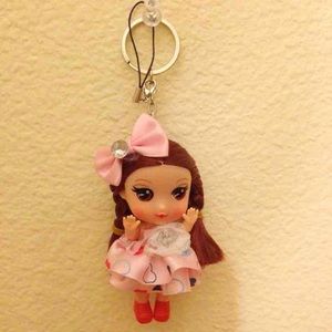Doll Key chain/ purse charm/cell phone