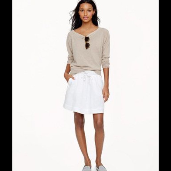 j.crew linen skirt