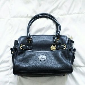 Vtg Dooney And Bourke Black Satchel