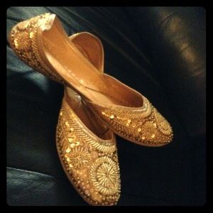 Indian inspired slippers