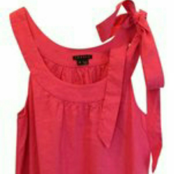 Theory pink linen dress