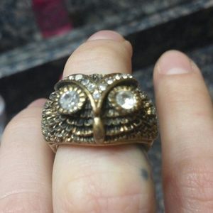 Lucky brand owl ring