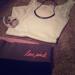 VS black and pink yoga pant