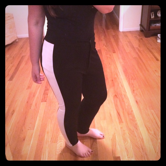 Asos tuxedo stripe dress pant