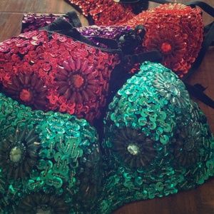 Sequin bra bundle