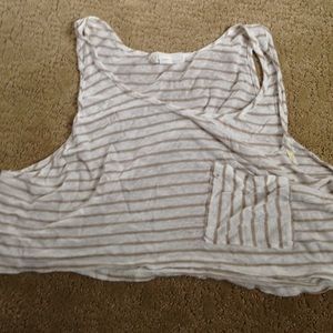 Forever 21 striped crop top