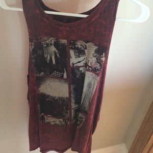 Maroon Bro Tank