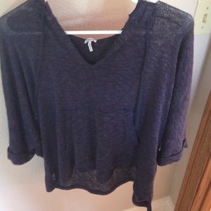 Splendid soft sweater with hood