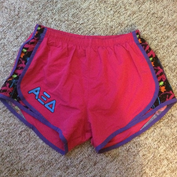 Alpha Xi Delta running shorts