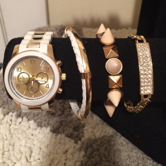 Watch and bracelet set