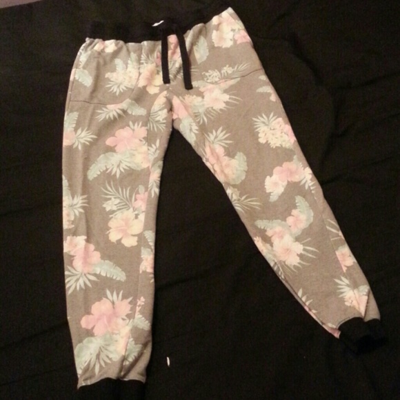 Floral sexy baggy sweatpants