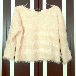 Light Pink Shag Sweater
