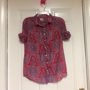 J crew button down shirt