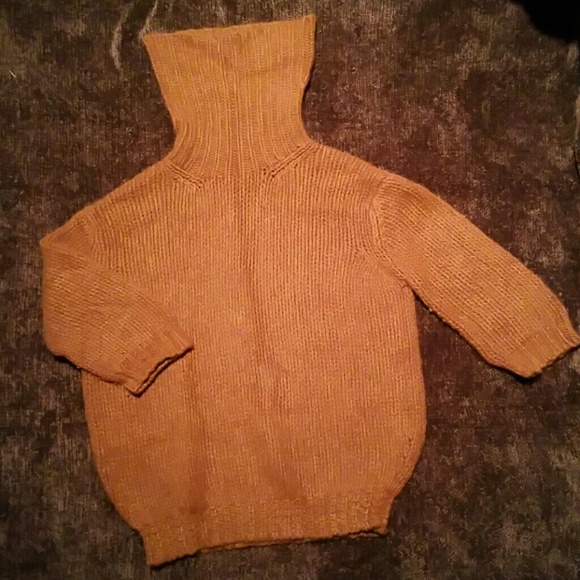🍄🍄Lambswool cognac turtle neck🍄🍄