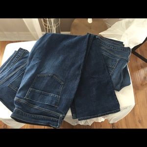 3 pairs of old navy jeans