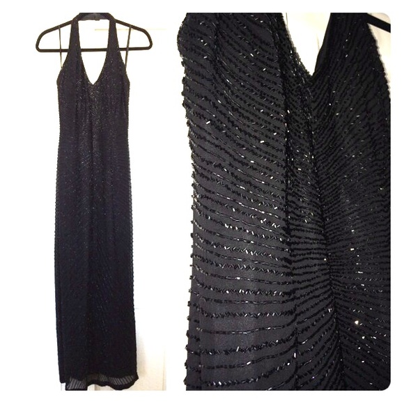 Marina Black Evening Gown