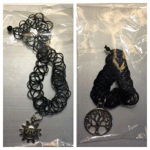 **SET OF TWO CHOKERS BRAND NEW**
