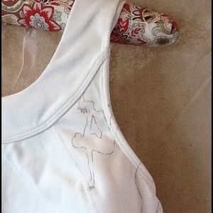 Lululemon rare find off white tank