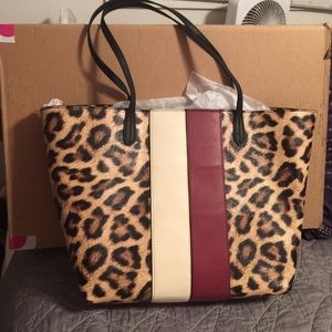 Steve Madden Cheetah Print Medium Tote