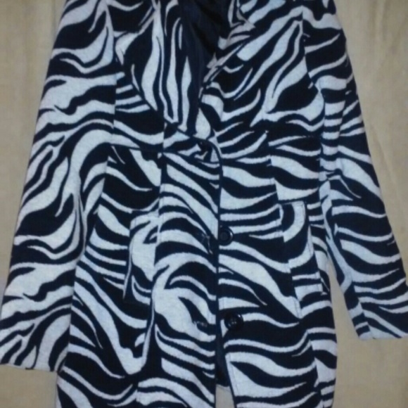 Zebra coat - Picture 1 of 1
