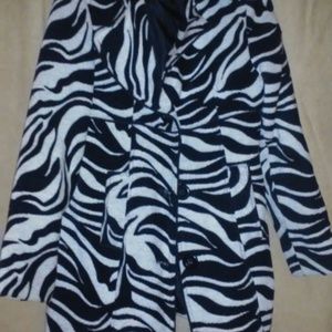 Zebra coat