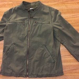 Men's Fossil canvas bomber jacket