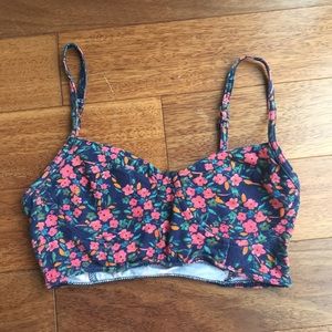 PacSun Dark Floral Bralette