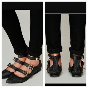 Jeffrey Campbell for free people rocker flats!