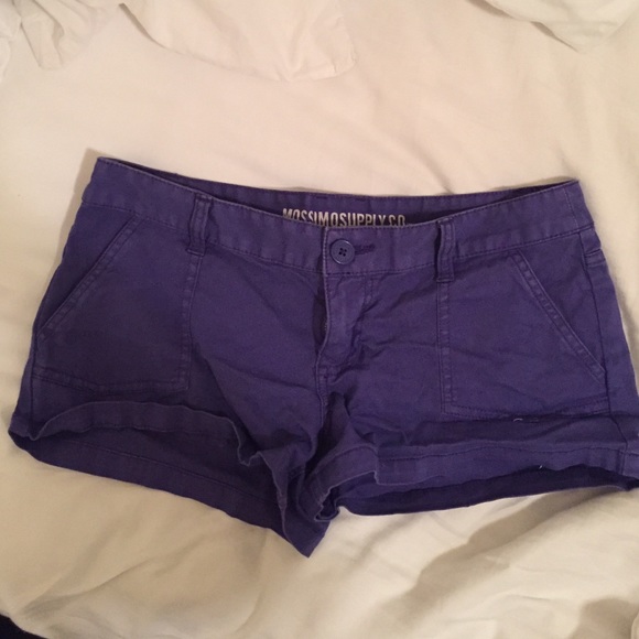 Cobalt blue shorts. NEVER WORN