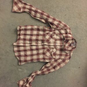 Plaid button-down from Delia's