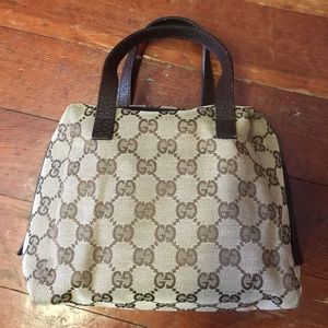 Authentic brown gucci bag
