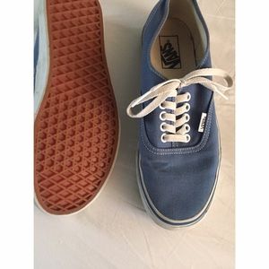 Navy Blue Vans sneakers