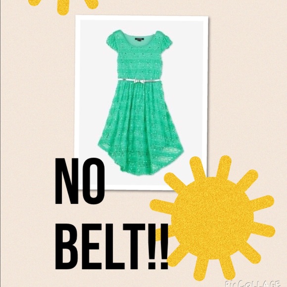 GREEN ALMOST FAMOUS DRESS
