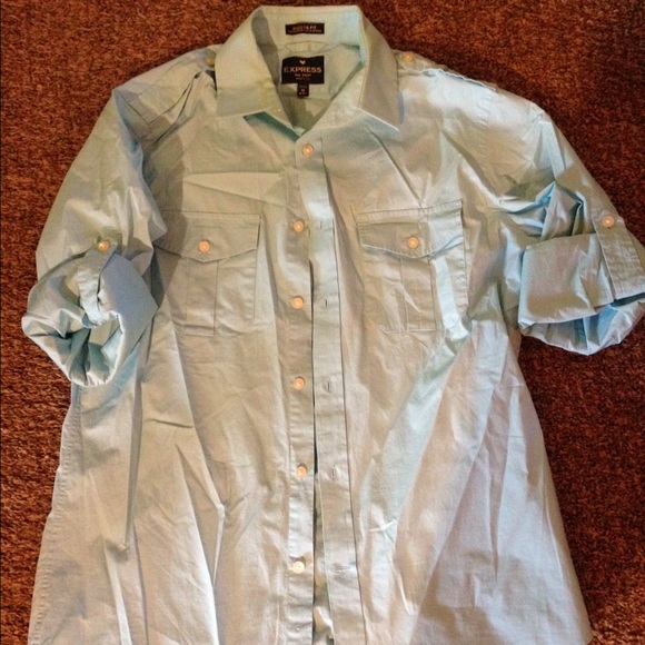 Men's express button up