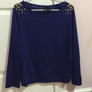 Royal blue shirt