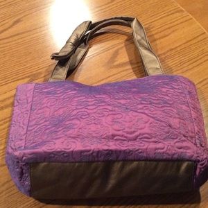 Rose colored handbag