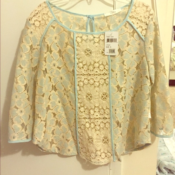 Brand new Lush lace embroidered