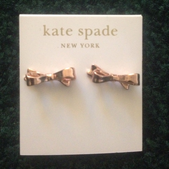 NWT KATE SPADE BOW TIE EARRINGS