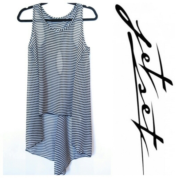 Finn and Clover Sleeveless High Low Top