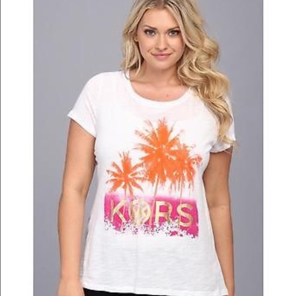 MICHAEL Michael Kors Logo Print Crewneck Tee