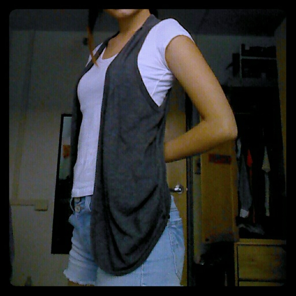 Grey  vest
