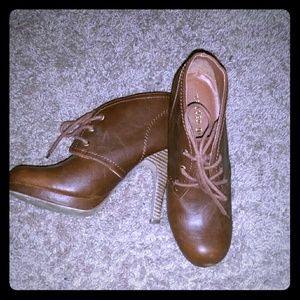 Madden Girl Brown Ankle Boots