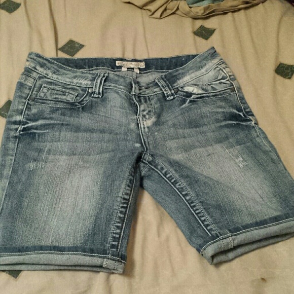 Denim shorts